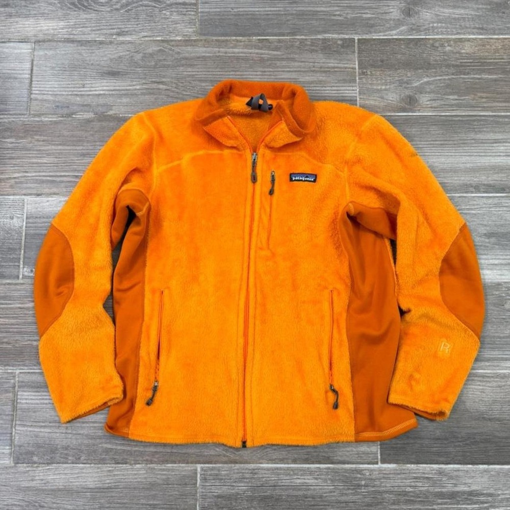 Patagonia R2 regulator Better Fleece zip up Jacket Orange size M
